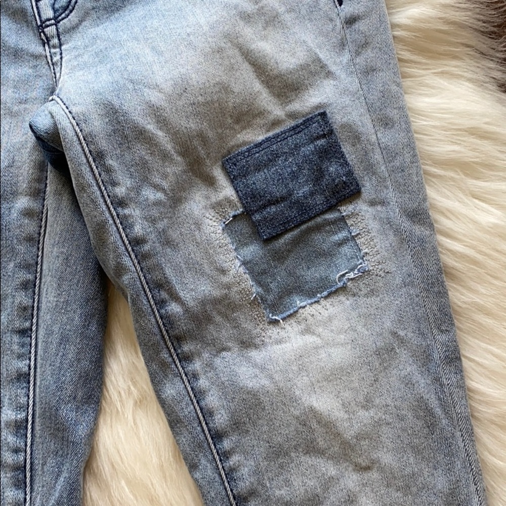 Mossimo patchwork jeans size 00 - Picture 6 of 6